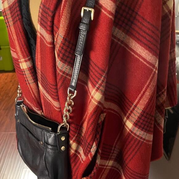 Madewell plaid wrap shawl New with tags - Picture 6 of 13